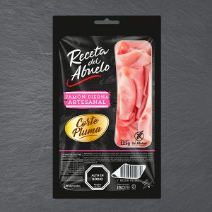 JAMÓN PIERNA ARTESANAL CORTE PLUMA 125 gr