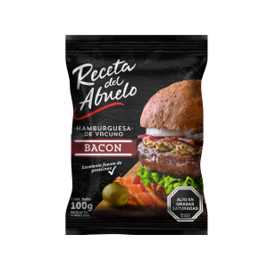 HAMBURGUESA VACUNO BACON 100 gr