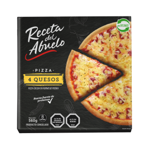PIZZA 4 QUESOS 560 gr
