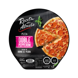 PIZZA DOBLE PEPPERONI 520 gr