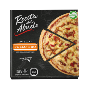 PIZZA POLLO BBQ 590 gr